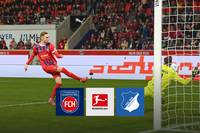 Der 1. FC Heidenheim und die TSG Hoffenheim liefern sich lange Zeit ein unspektakuläres Duell - bis es nach der Pause doch noch turbulent wird. Insbesondere eine Szene vor dem Hoffenheimer Kasten sorgt für Gesprächsstoff.