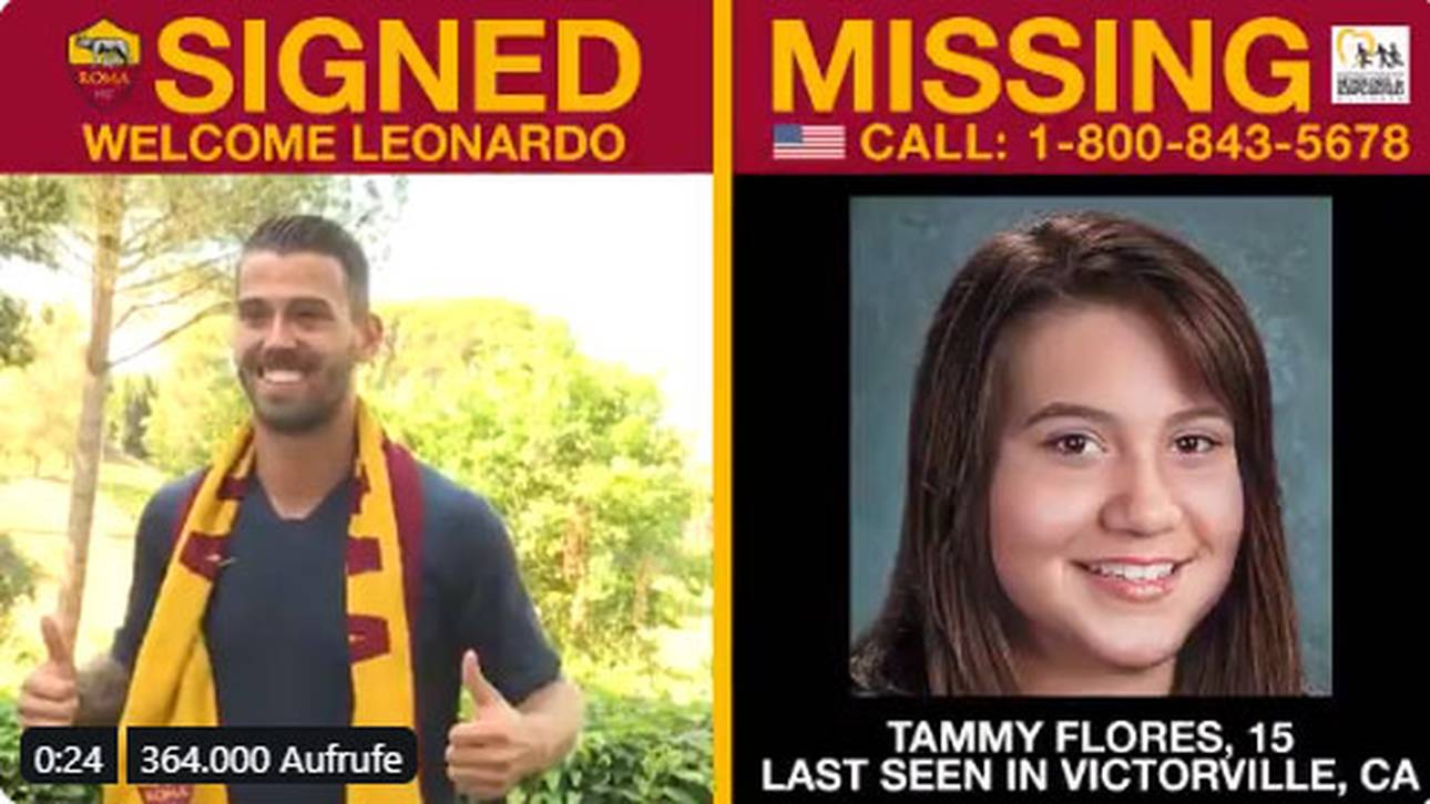 Roma verbreitet Vermisstenanzeigen