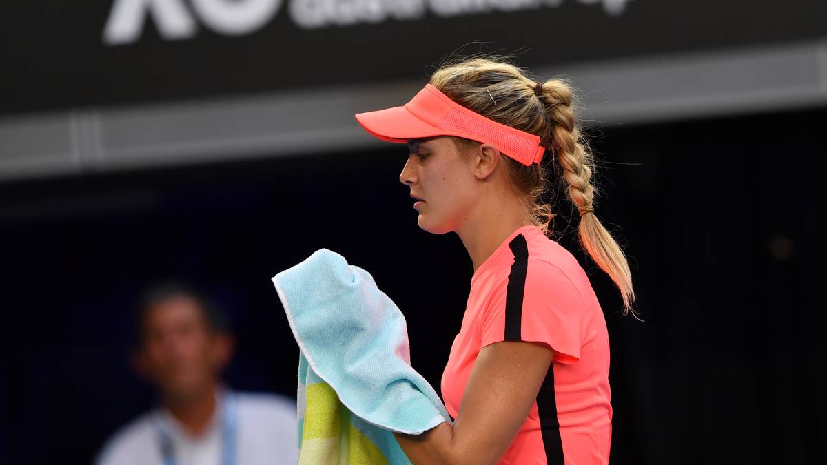 Doch während es bei den Australian Open zumindest für die zweite Runde reichte, in der sie der späteren Finalistin Simona Halep unterlag...