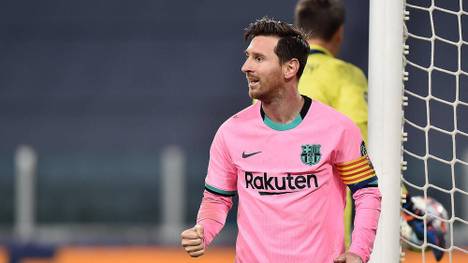 Lionel Messi traf gegen Juve vom Punkt