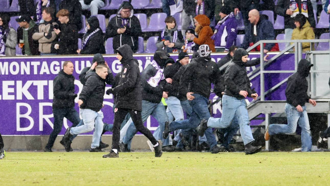 Randale überschattet Ost-Derby