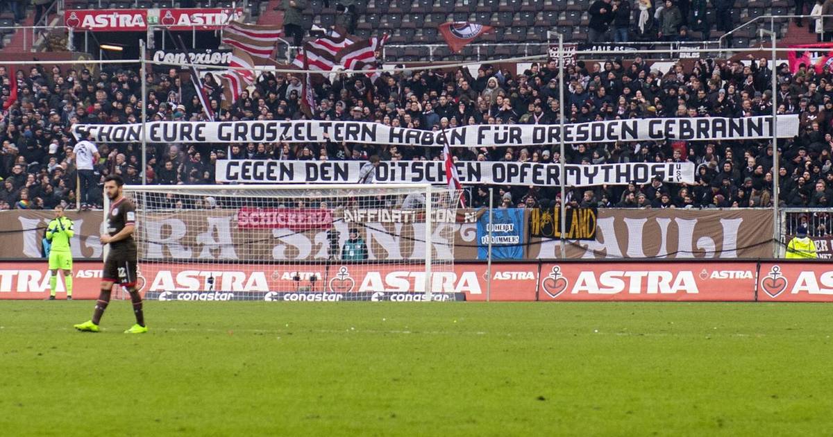 Banner Zwischenfall Gegen Dresden Dfb Ermittelt Gegen St Pauli