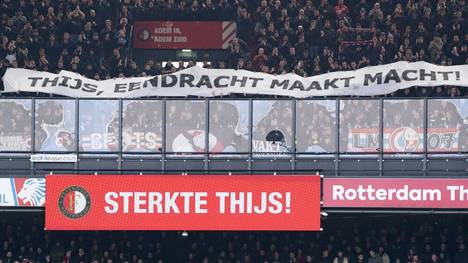 Beim Match zwischen Rotterdam und Eindhoven gab es tolle Gesten für Slegers