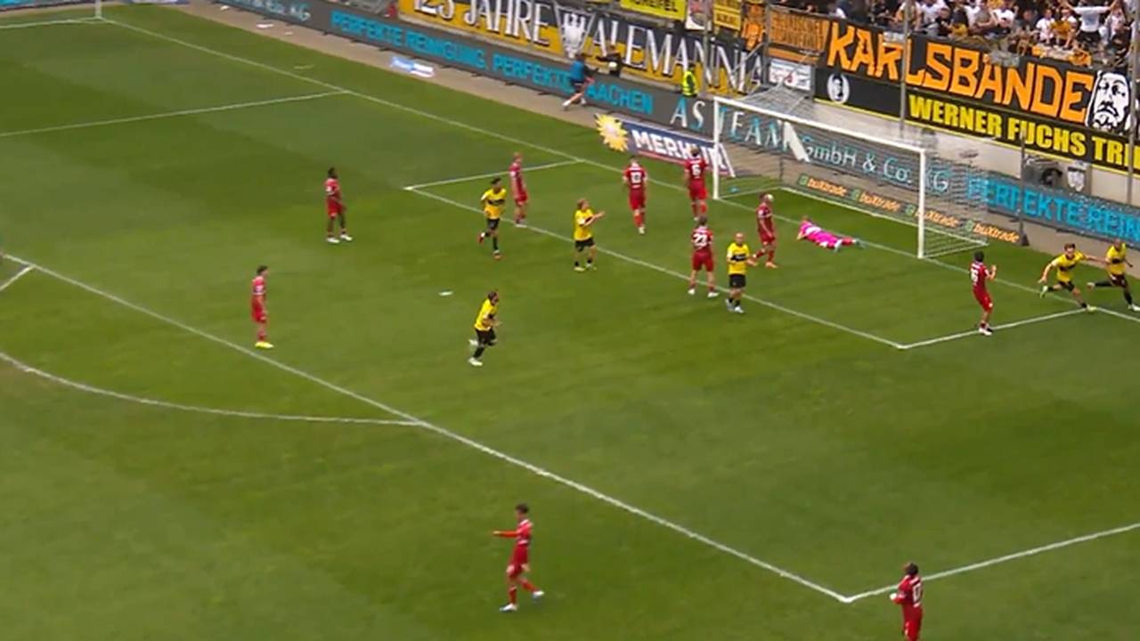 Alemannia Aachen - VfB Stuttgart II | Highlights der 3. Liga im Video