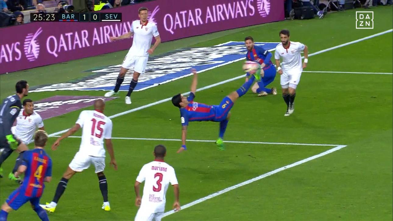 Fallrückzieher krönt Barca-Gala