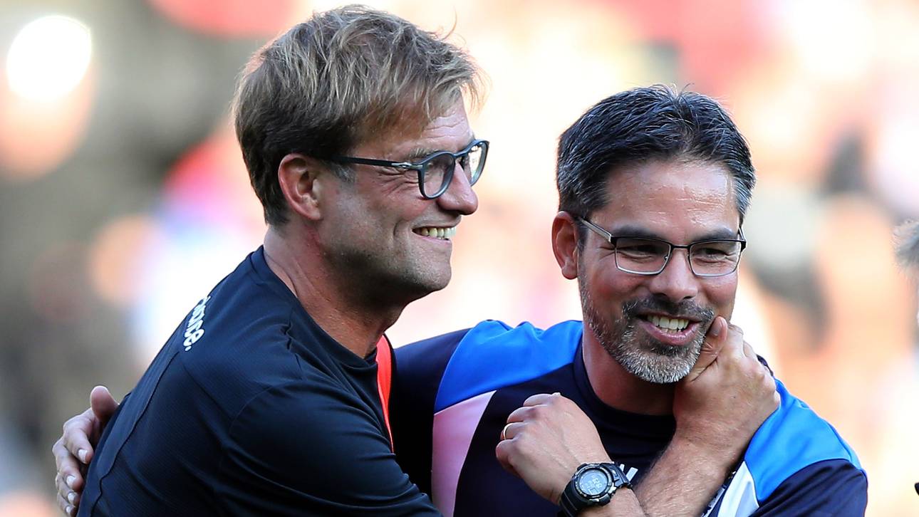 David Wagner (r.) war Trauzeuge von Jürgen Klopp