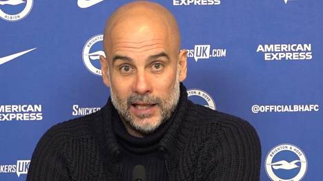 Nach dem 4:0-Triumph gegen Brighton ist Manchester City weiterhin auf Kurs Titelverteidigung. Dennoch glaubt Pep Guardiola, dass Jürgen Klopp und der FC Liverpool bis zum Ende kämpfen werden.