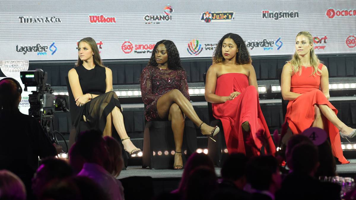 Karolina Pliskova, Sloane Stephens, Naomi Osaka und Angelique Kerber sind vier der acht Profis bei den WTA Finals