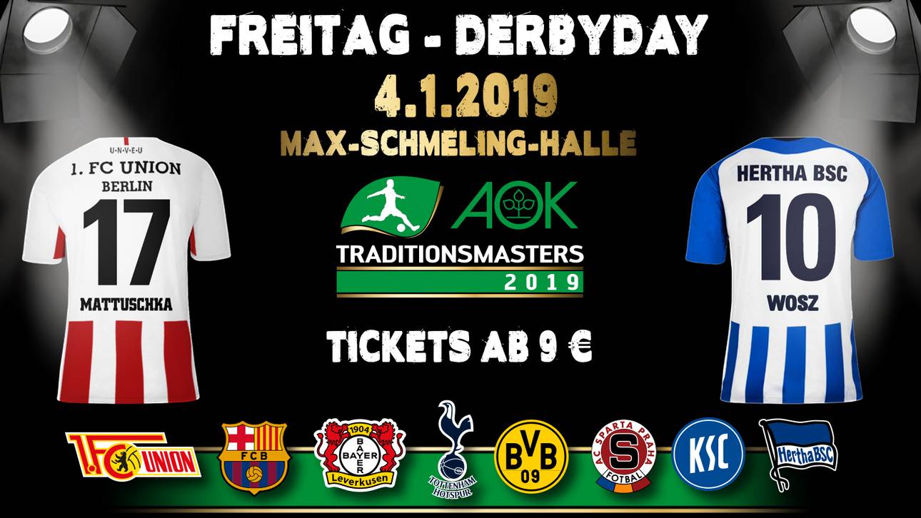 Fußball-Legenden live erleben beim AOK Traditionsmasters