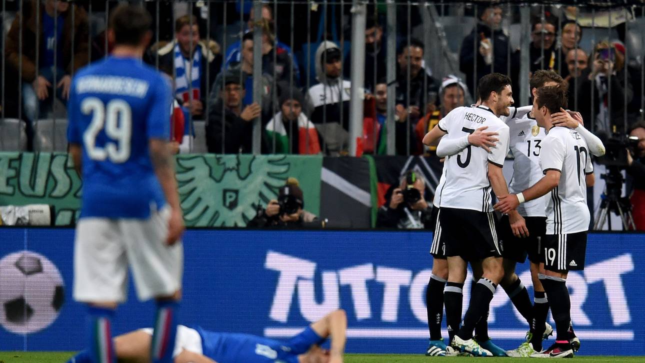 DFB-Team gewährt Italien Revanche