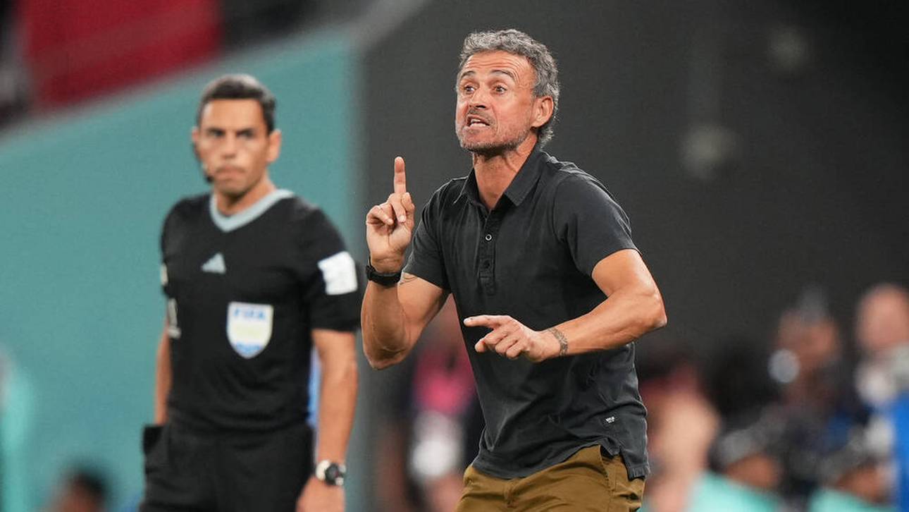 Luis Enrique traf bei der WM auch auf die DFB-Elf