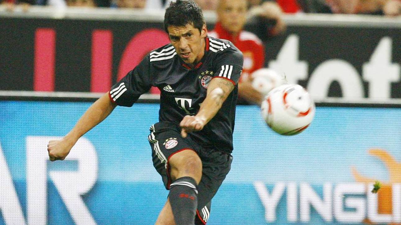 José Ernesto Sosa im Trikot des FC Bayern