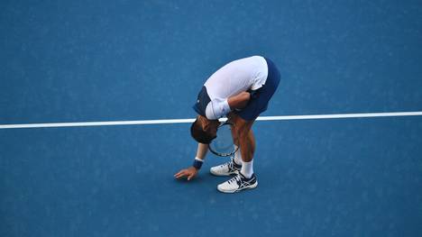 Novak Djokovic schlug Gael Monfils bei fast 40 Grad Außentemperatur bei den Australian Open