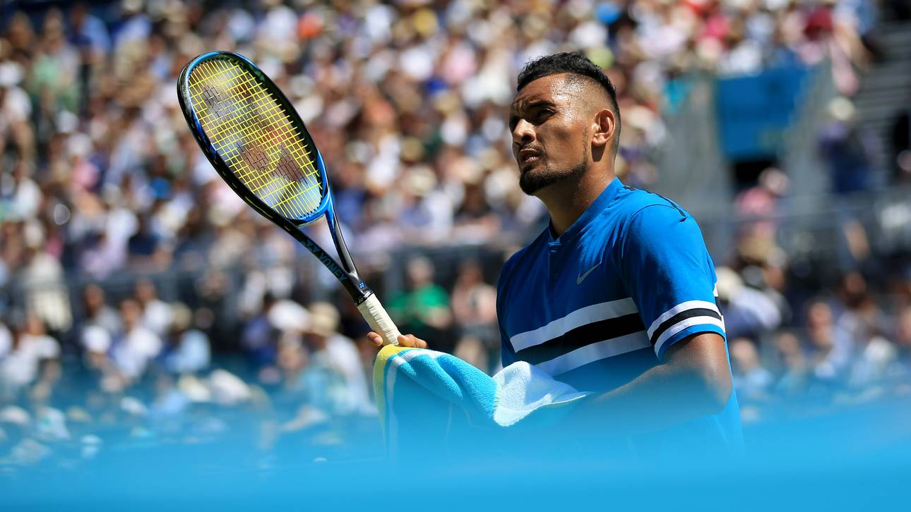 Kyrgios: Strafe für obszöne Geste