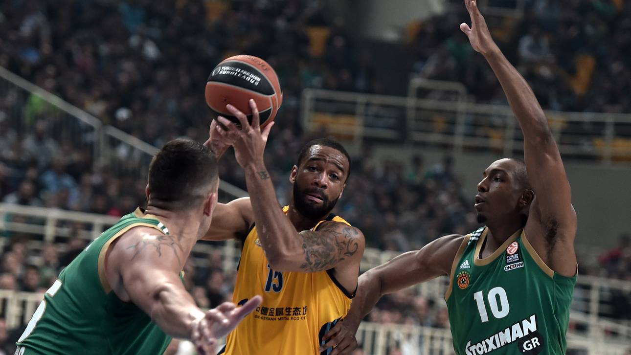 ALBA Berlin Euroleague Panathinaikos Athen Reggie Redding