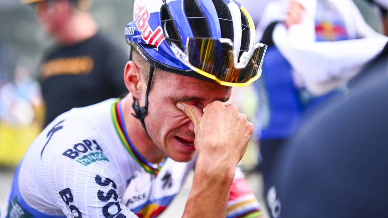 Remco Evenepoel kamen nach seinem Tour-Etappensieg die Tränen