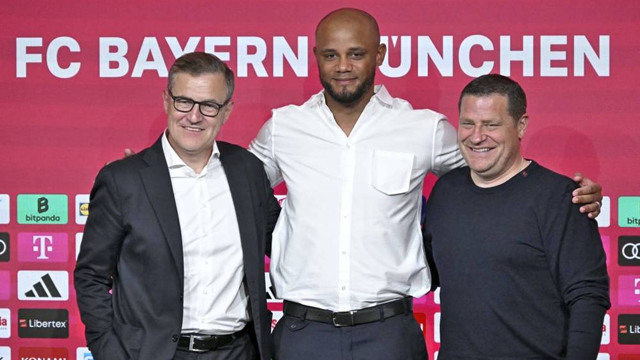 Kompany mit selbstbewusster PK