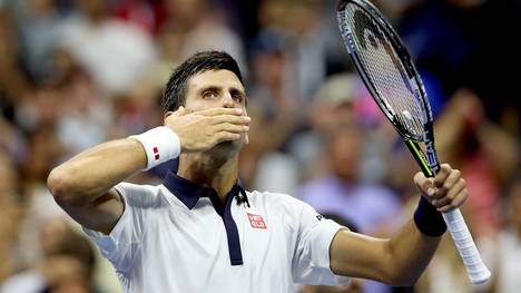 Novak Djokovic steht bei den US Open im Viertelfinale - und bei der Damenwelt hoch im Kurs