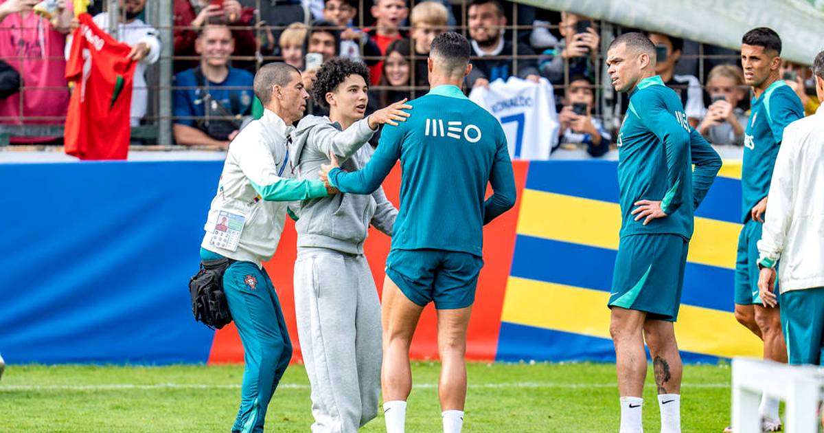 Flitzer-Irrsinn bei Ronaldo-Training mit Portugal