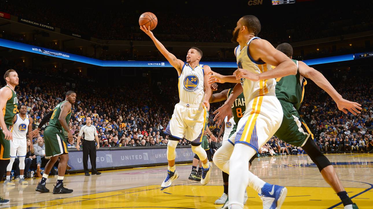 Warriors dominieren Utah – Fan feiert