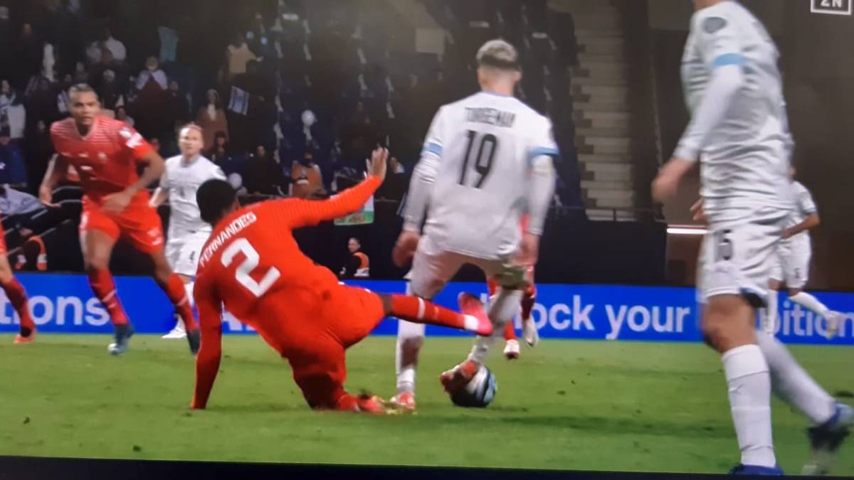 Der Mainzer Edimilson Fernandes flog bei der Schweiz in der EM-Quali gegen Israel mit Rot vom Platz