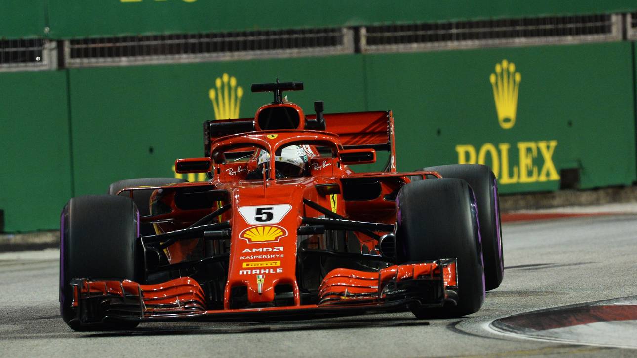 Vettel baut Trainingsunfall