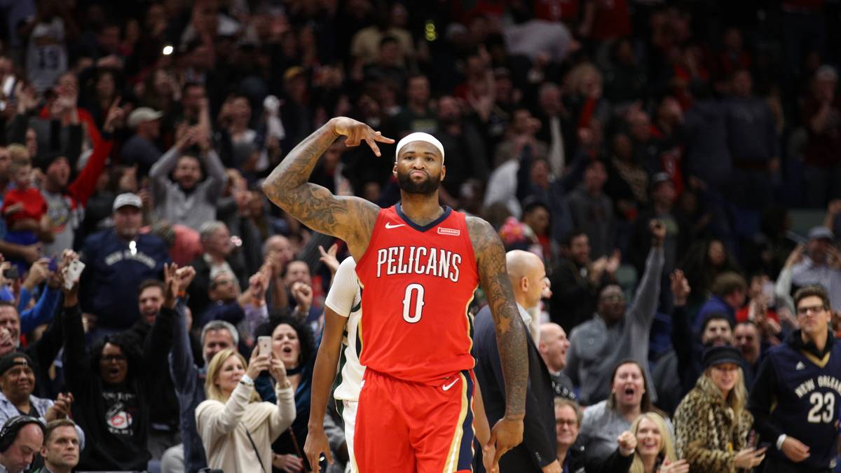 Pelicans-Center DeMarcus Cousins, den LeBron ursprünglich als Starter in sein Team gewählt hatte, riss sich gegen die Houston Rockets die Achillessehne und musste ersetzt werden