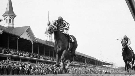 Secretariat beim Kentucky Derby im Mai 1973