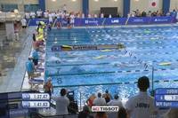 Die deutschen Rettungsschwimmerin haben bei den World Games einen Weltrekord aufgestellt. Die Damen-Staffel holt in einem fehlerlosen Rennen Gold.