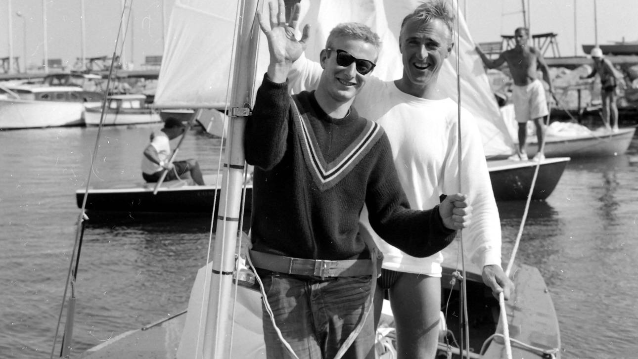 Rolf Mulka (r.) und Ingo von Bredow bei Olympia 1960 in Neapel