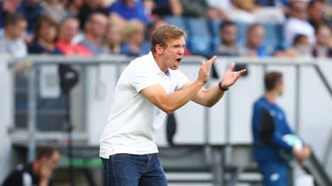 Coach Julian Nagelsmann gewann mit Hoffenheim gegen Bremen