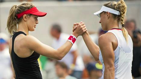 Zwei Stars des WTA-Circuits: Die Weltranglistenzweite Angelique Kerber und Eugenie Bouchard (l.)