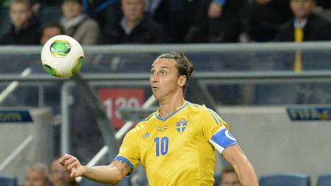 Zlatan Ibrahimovic traf für Schweden doppelt