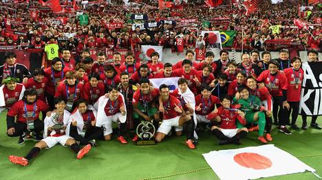 Die Urawa Red Diamonds feiern den Titel in der asiatischen Champions League