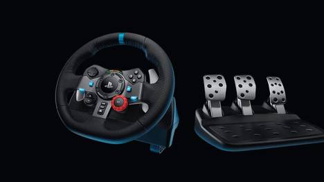 Unschlagbares Black Friday Angebot – Racing Wheel mit Pedalen