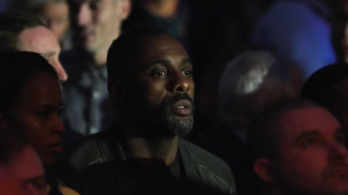 Auch der britische Schauspieler Idris Elba verfolgt gebannt den Kampf Der 45-Jährige soll möglicherweise der nächste James Bond werden
