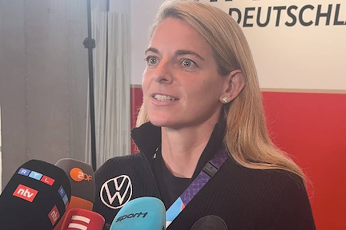 DFB-Sportdirektorin Nia Künzer spricht über die 1:4-Niederlage der DFB-Frauen gegen Schweden und die Stimmung im Vorfeld des Viertelfinals gegen Frankreich.