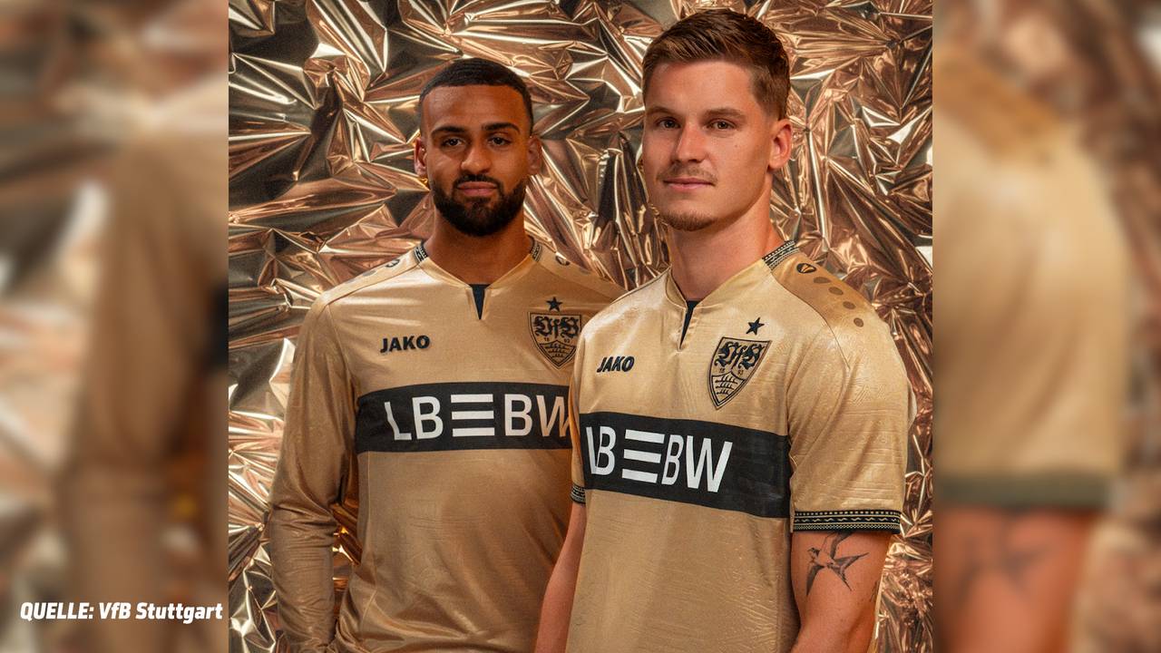 Alles Gold, was glänzt? Dieses Trikot ist ein Hingucker