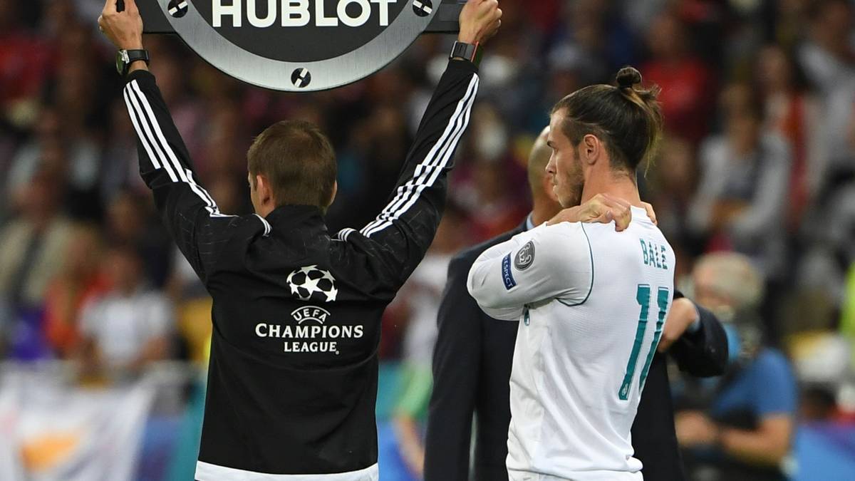 In der 61. Minute beginnt der Arbeitstag für Gareth Bale. Zidane hatte zunächst auf den Waliser in der Startelf verzichtet