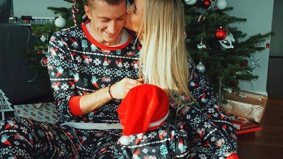 BVB-Teamkollege Marco Reus verbringt die Festtage natürlich mit seiner frischgebackenen Ehefrau Scarlett Gartmann und ihrer neun Monate alten Tocher