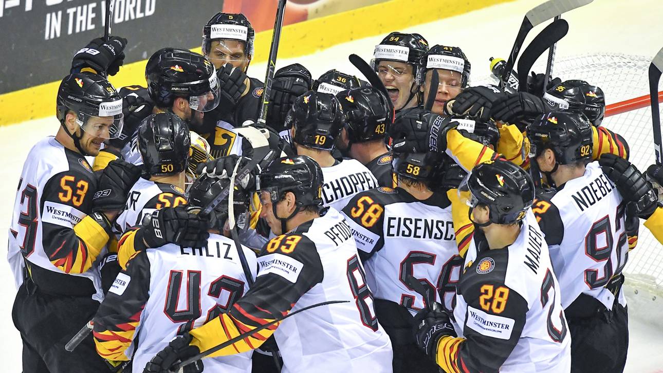 Eishockey-Nationalmannschaft begeistert die Nation: Über zwei Millionen Zuschauer in der Spitze sehen deutschen Sieg gegen die Slowakei bei der WM live auf SPORT1