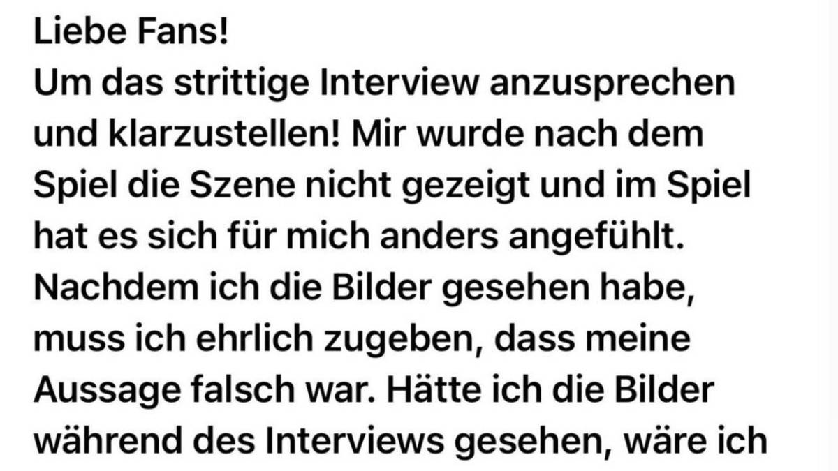 Adeyemis Stellungnahme zum Interview-Wirbel