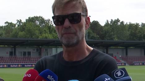 Jürgen Klopp spricht über die aktuelle Situation bei RB Leipzig. Der Verein qualifizierte sich erstmals für keinen europäischen Wettbewerb.