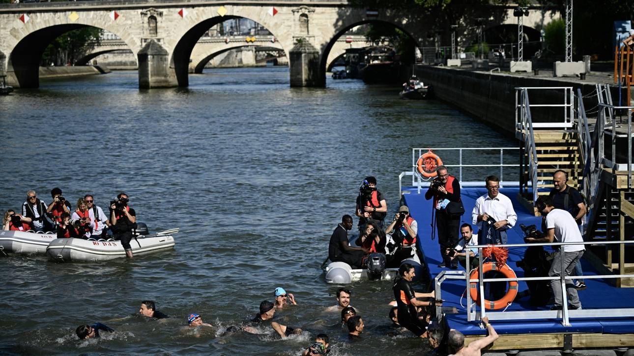 Olympia: Bürgermeisterin geht baden