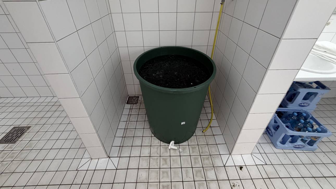 Nach dem Spiel ging es für einige in die Eistonne