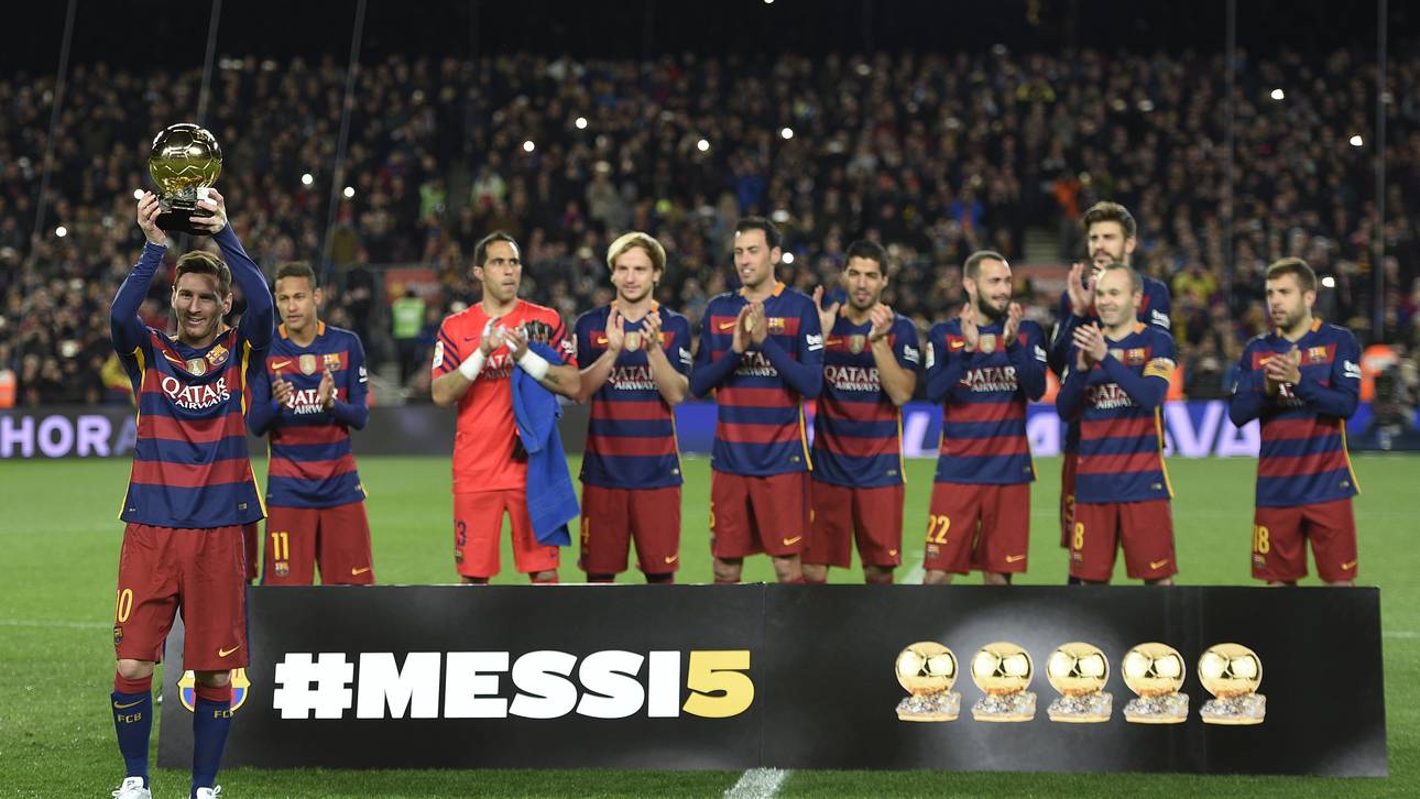 Barca-Fans huldigen Messi mit Choreo