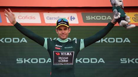 Dritter Etappensieg bei der Vuelta: Wout van Aert