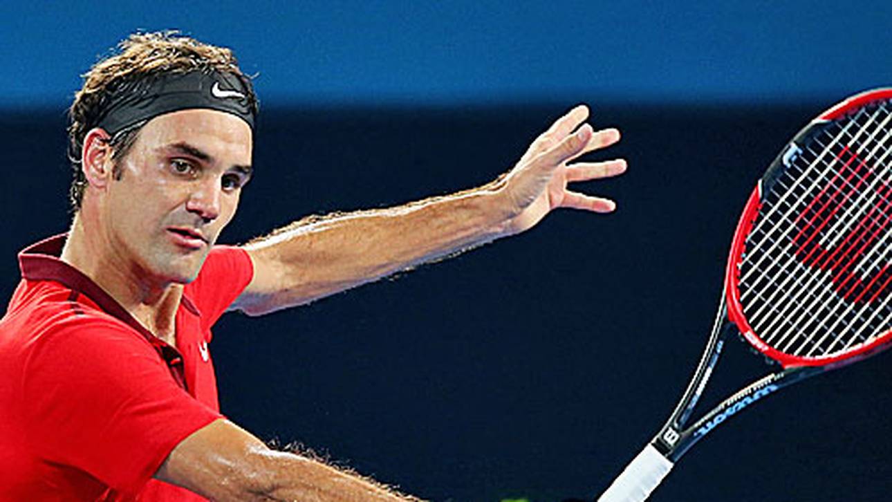 Federer im Finale von Brisbane