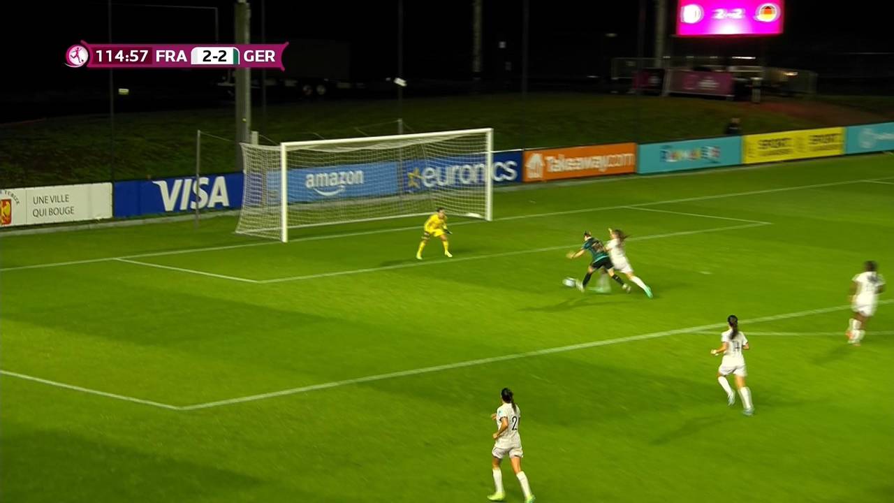 U19-EM der Frauen: Frankreich - Deutschland 2:3 (Highlights)