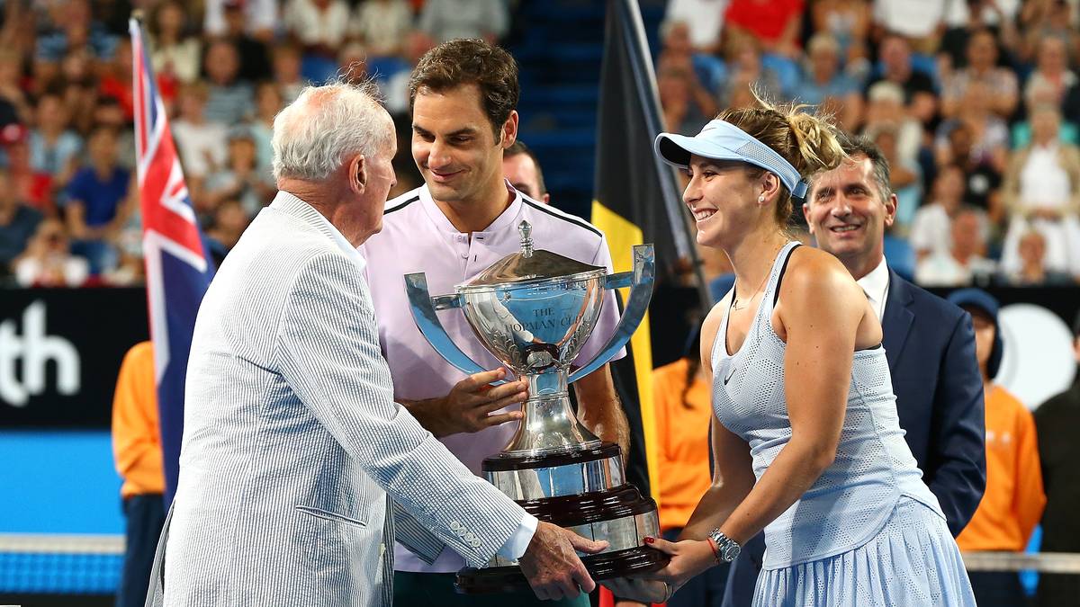 PLATZ 1 - ROGER FEDERER: Der Schweizer ist top in Form und durchläuft den Hopman Cup ungeschlagen. Konkurrenten wie Rafael Nadal, Novak Djokovic oder Stan Wawrinka sind angeschlagen; zudem sind Andy Murray und Kei Nishikori nicht mit dabei